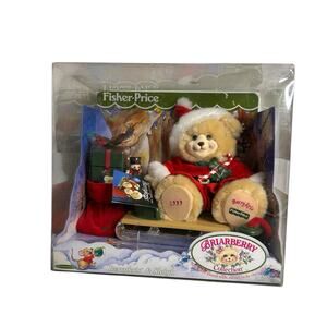 Briarberry Collection Bear 1999 Fisher Price Merry Christmas BerryKris Sleigh